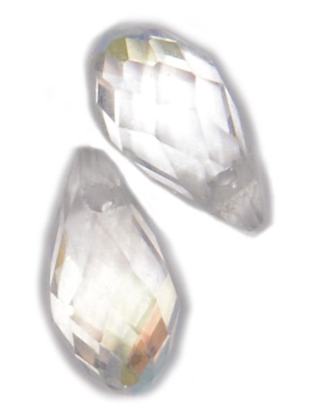 CC0970 12x6mm Crystal AB Drop