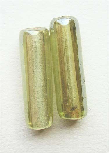 GL0443 20x6mm Olive Lustred Tube