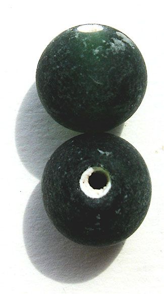 GL0326 8mm Green Frosted Rounds