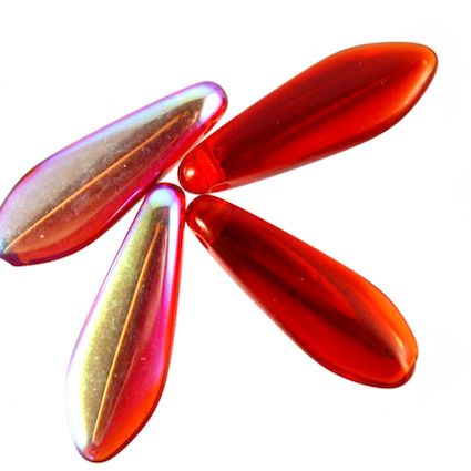 GL0834 15x5mm Red AB Dagger