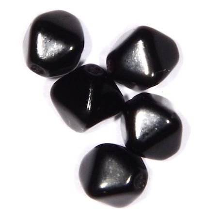 GL1189 6mm Black Bicone