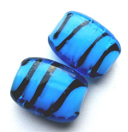 GL0739 Turquoise Humbug Bead
