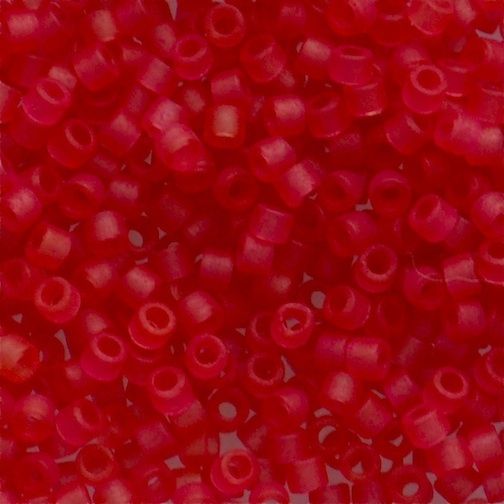 DB0778 Dyed Matte Trans Cranberry Delica
