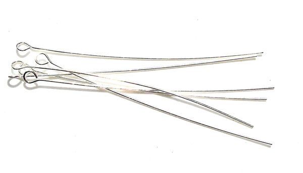 FN014S Silver Half Hard Eyepins