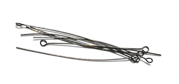 FN014GRB Grey Black Half Hard Eyepins