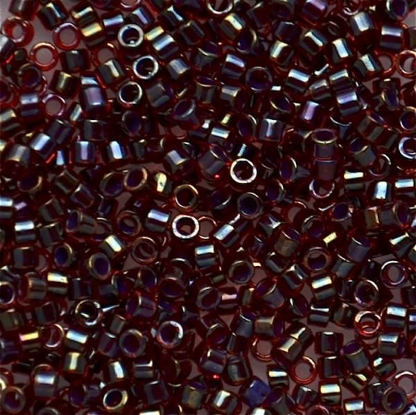 DB0296 Lined Ruby AB Delica