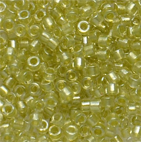 DB0903 Sparkle Peridot Ld Crystal Delica