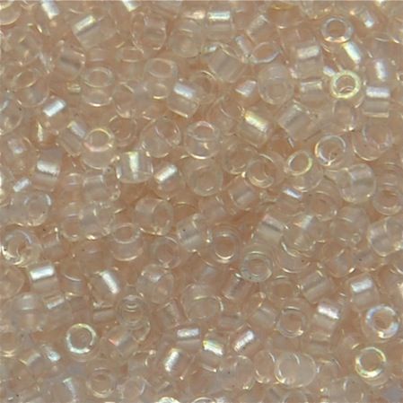 DB1674 Pearl Lined Lt Tr Pink AB Delica