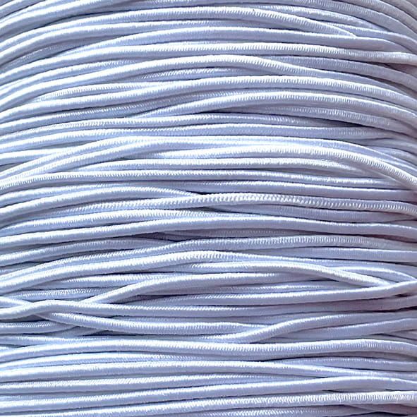TG164 2m of White 1mm Elastic Thread