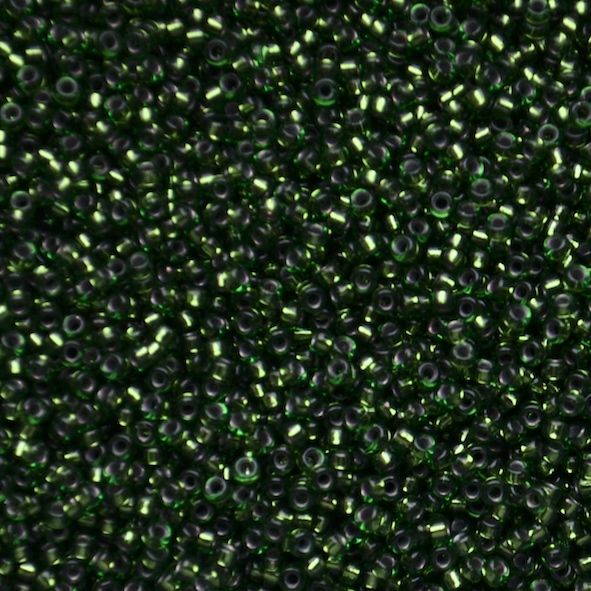 15-0972 SL Moss Green Size 15 Seed Beads