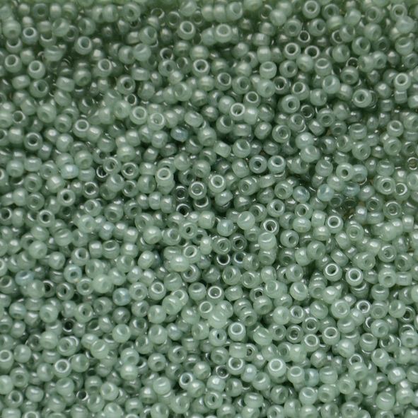 15-2375 Translucent Sage Size 15 Seed Beads