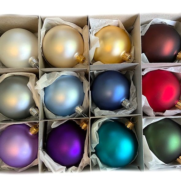 BAU003 Pack of 6x60mm baubles