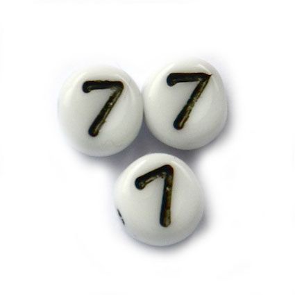 GL5653 Number 7 Bead
