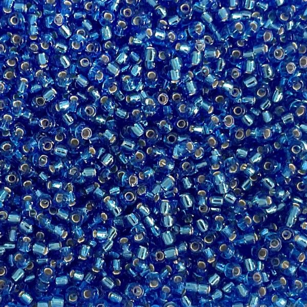 RC8-0019 SL Sapphire Size 8 Seed Beads