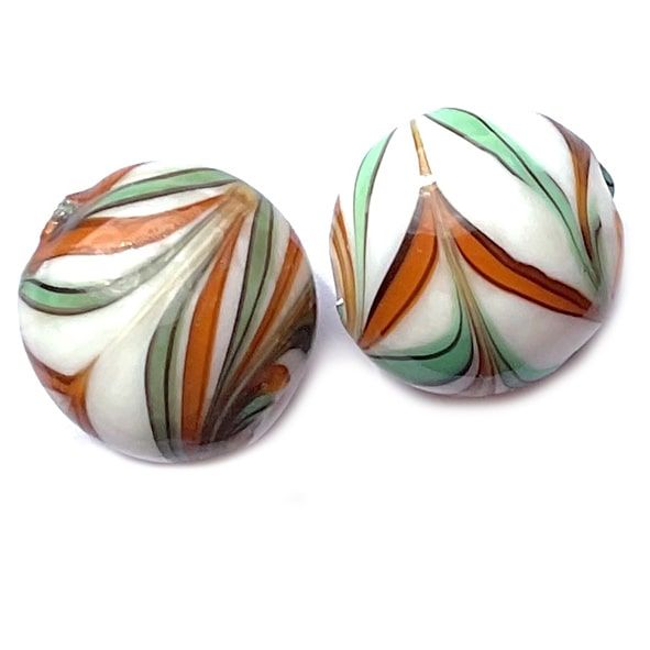 GL6844 20mm Cushion With Olive & Tan Feathering