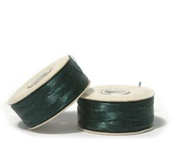 BT007 Emerald Nymo D 64 yard Bobbin