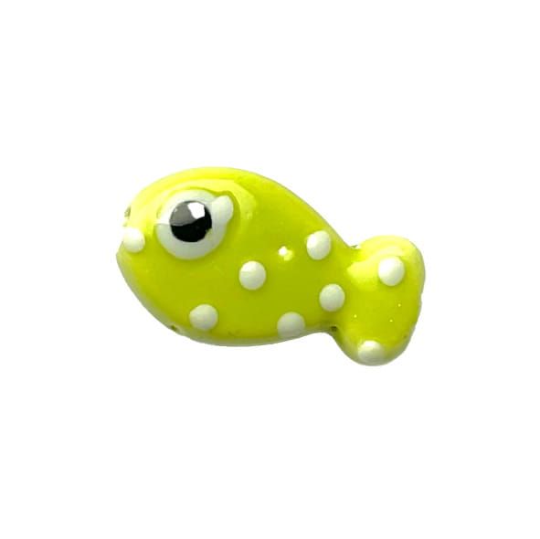 CE326 Lime Porcelain Fish