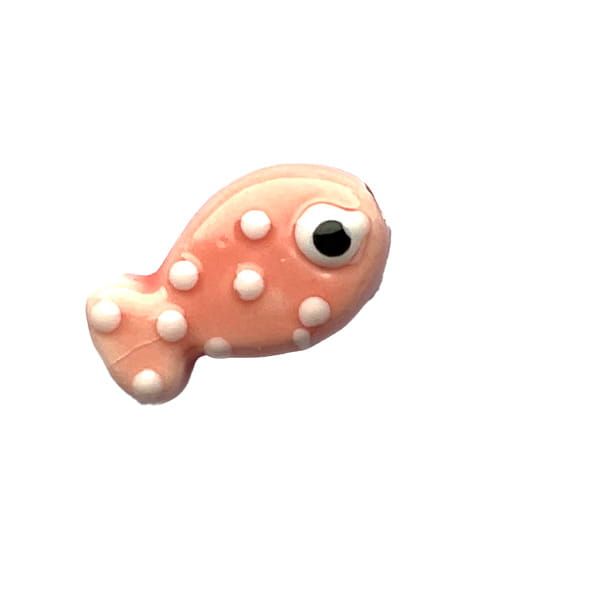 CE327 Pink Porcelain Fish