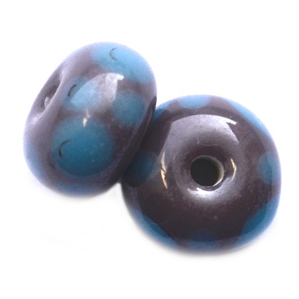 GL6525 Lilac/Turquoise Beads