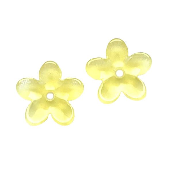 GL6887 16mm Pale Lemon Flower