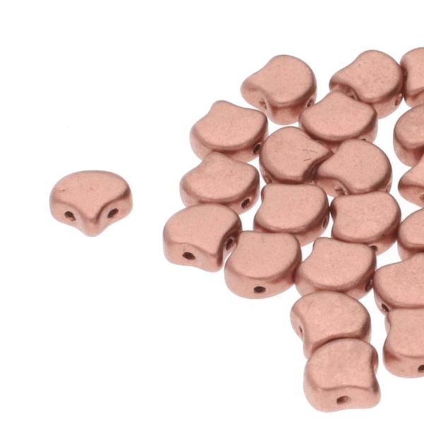 GNK009 Bronze Copper Ginko Beads