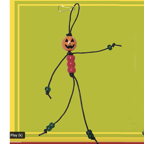 Jack O'Lantern Charm Bead Pack