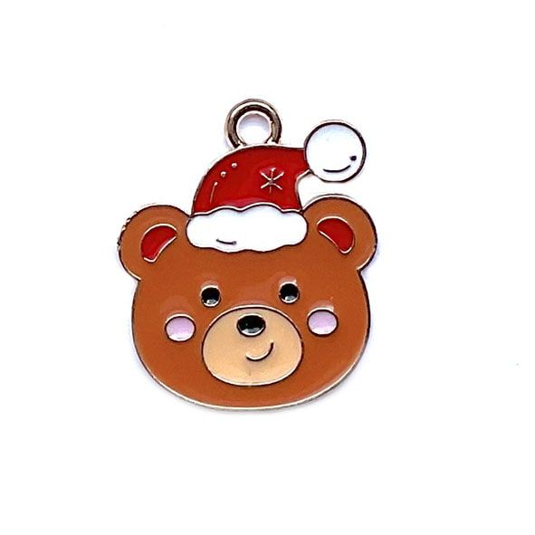 MB1112 Christmas Bear Charm