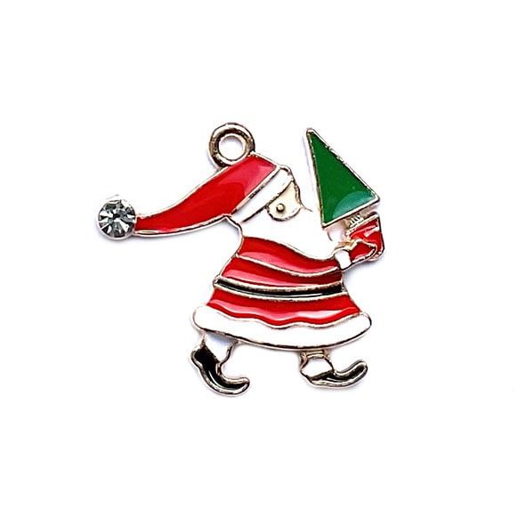 MB1114 Santa with Tree Charm