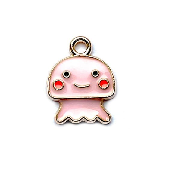 MB1130 Pink Jellyfish Charm