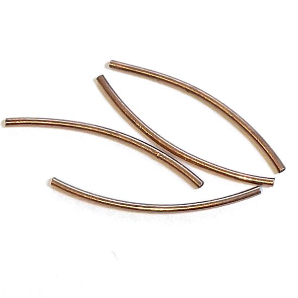 MB646C 25mm Hollow AC Metal Tube Bead