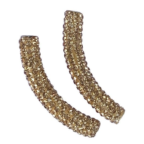 MBx975CT 50x10mm Colorado Topaz Curved Tube