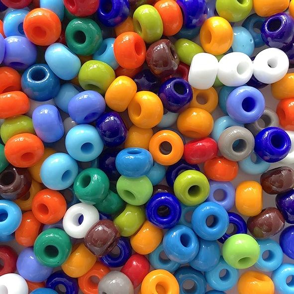 MX290 8mm Chalk Pony Bead Mix