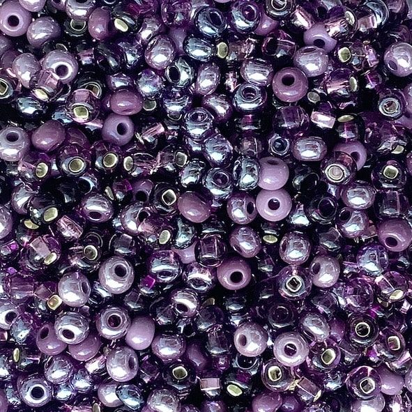 MX515 Damson Jam Size 6 Seed Bead Mix