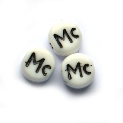 GL5657 Mc Letter Bead