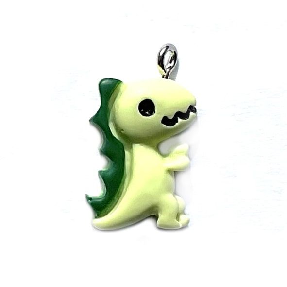 PB352 Green Dinosaur Charm