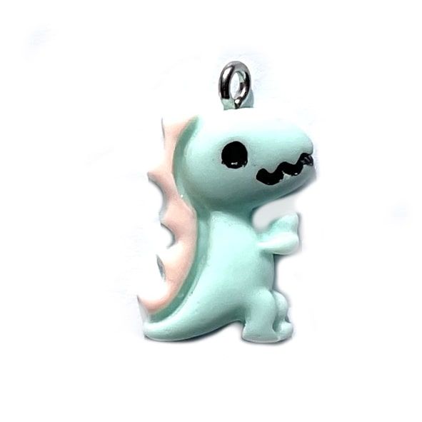 PB355 Aqua Dinosaur Charm