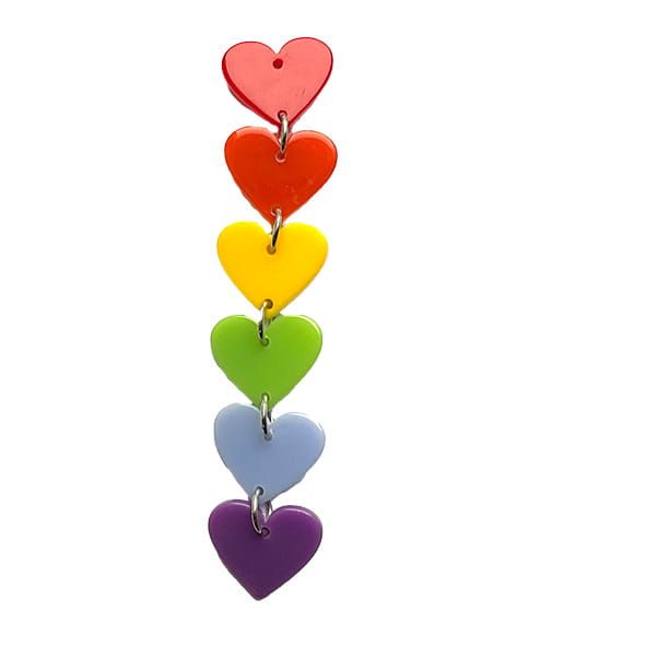 PB445 Acrylic Heart String