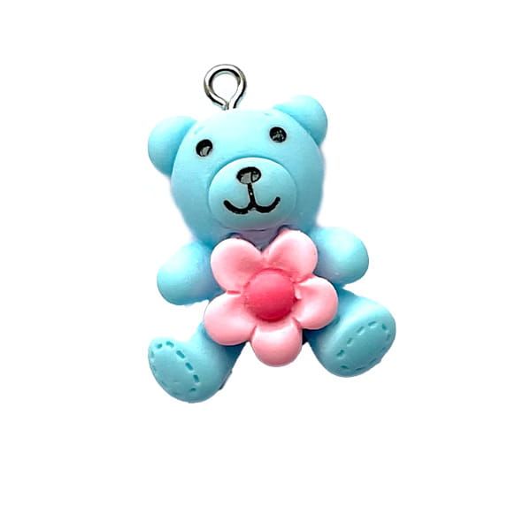 PB450 Blue Teddy Pendant