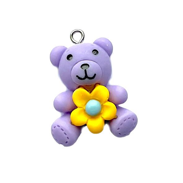 PB451 Lilac Teddy Pendant