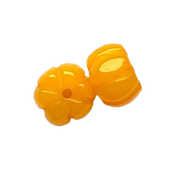 PB457 Harvest Pumpkin Resin Bead