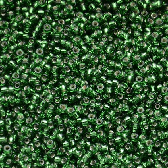 RC11-0016 SL Green Size 11 Seed Beads