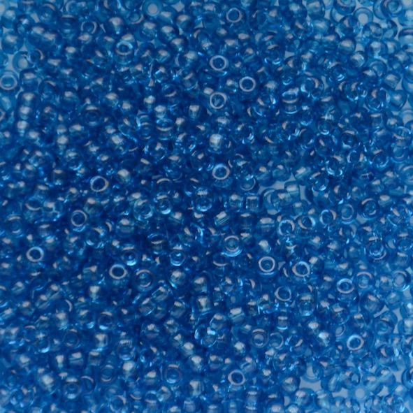 RC11-0149 Trans Capri Blue Size 11 Seed Beads