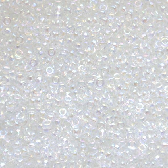 RC11-0250 Crystal AB Size 11 Seed Beads