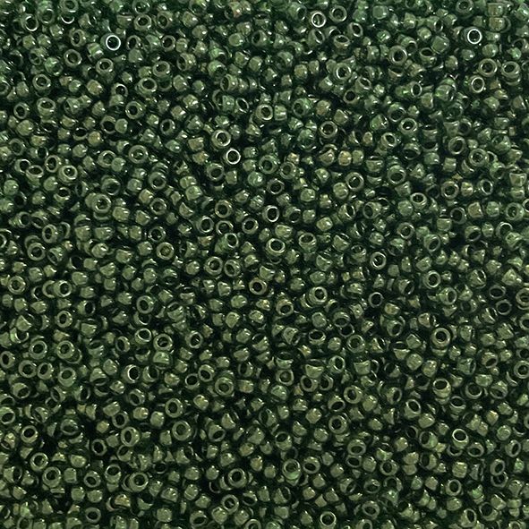 RC11-0306 Olive Gold Lustre Size 11 Seed Beads