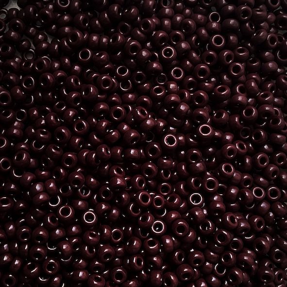 RC11-0409 Op Chocolate Size 11 Seed Beads
