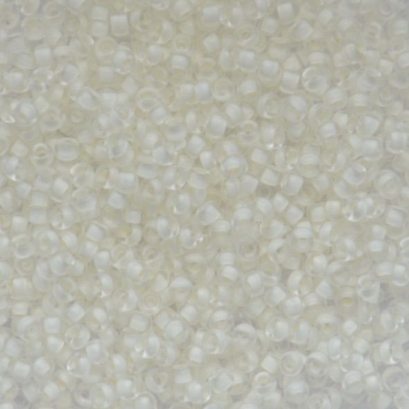 RC11-1920 SM White Ld Crystal Size 11 Seed Beads