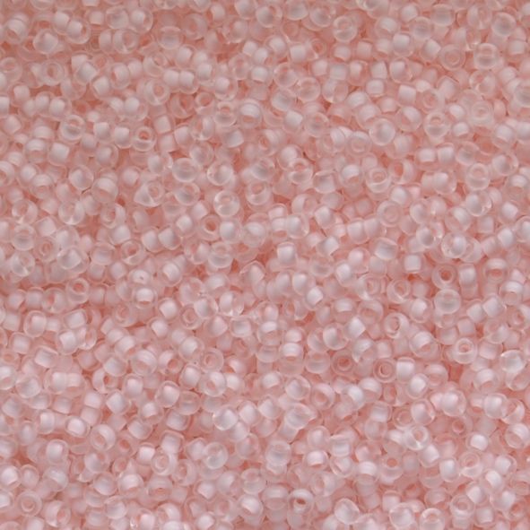 RC11-1923 SM Pale Pink Ld Crystal Size 11 Seed Beads