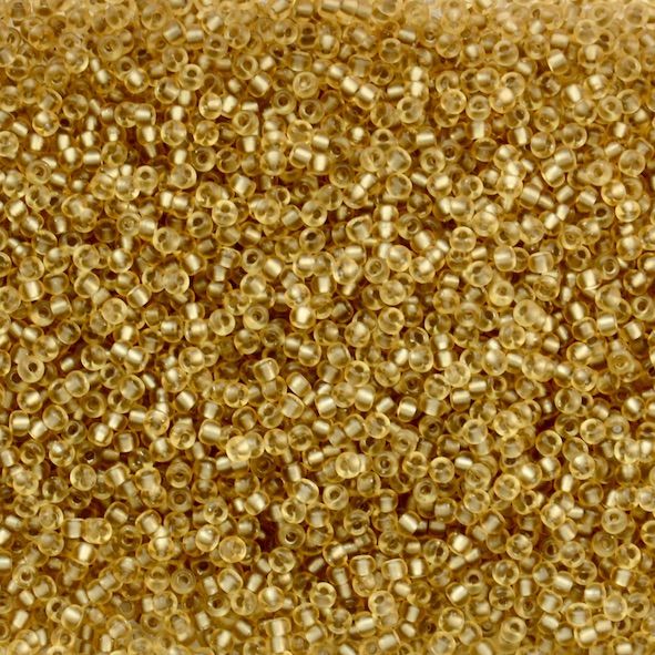 RC11-1925 SM Lt Topaz Ld Crystal Size 11 Seed Beads