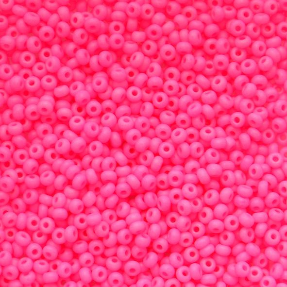 RC319 Fluoro Op Pink Size 10 Seed Beads