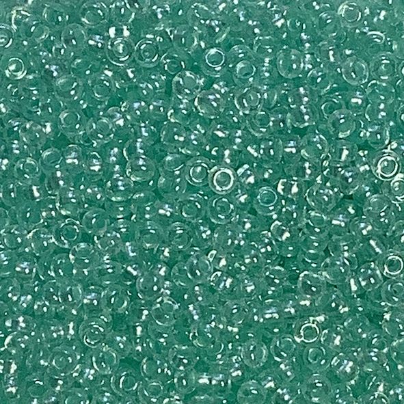 RC544 Teal Pearl Pastel Lining size 8 seed beads